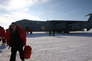 Coming off the flight