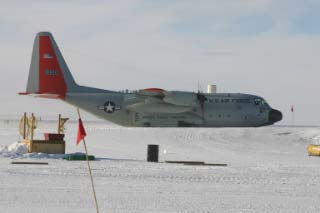 My plane arrives