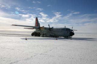 My plane arrives