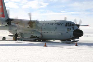 My plane arrives